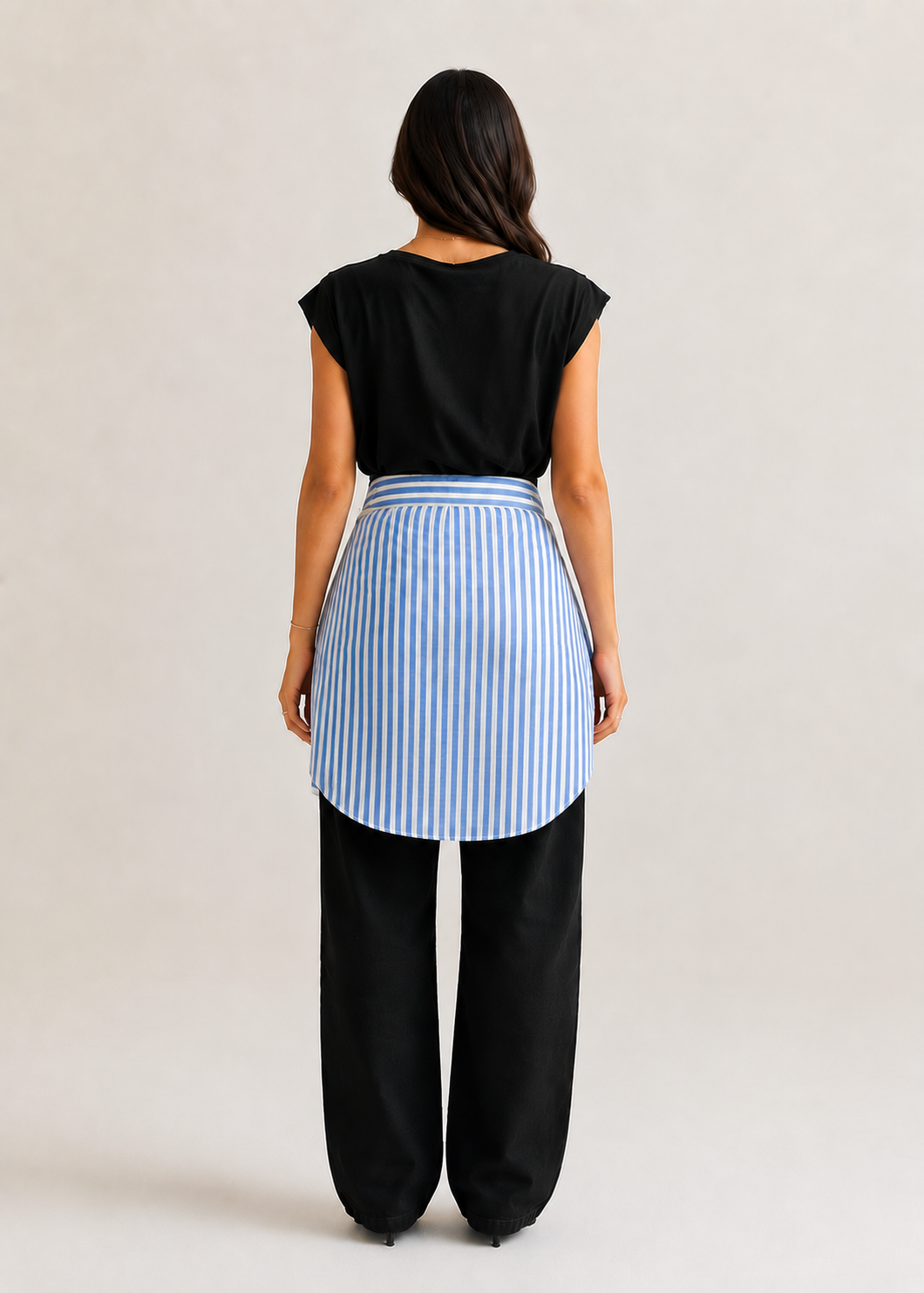 Striped Blue "Waist Link"
