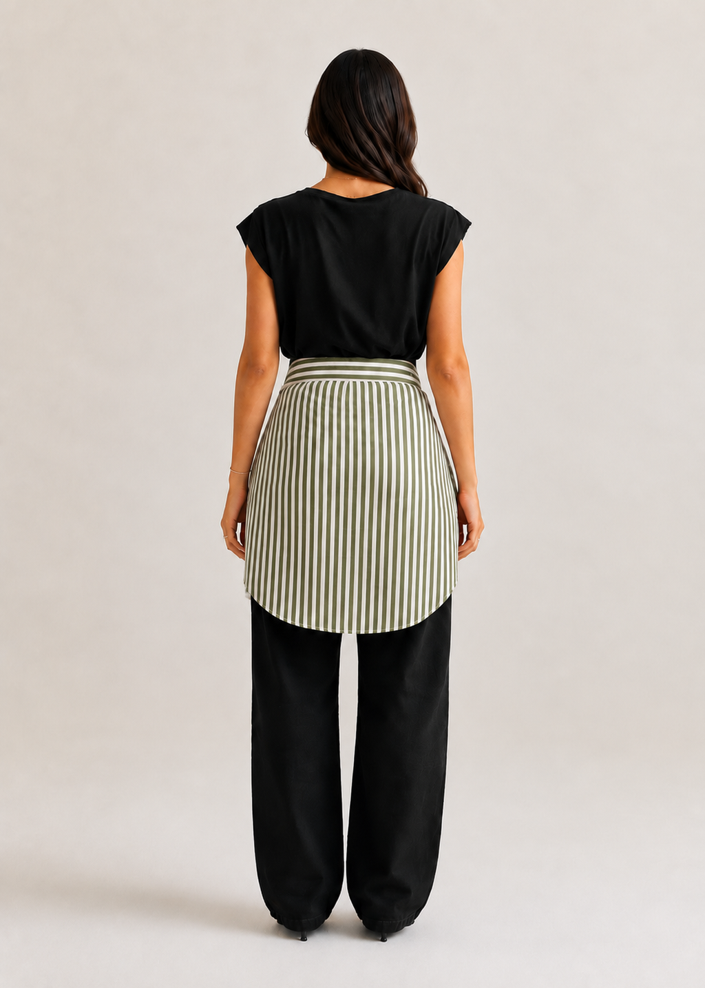 Striped Green "Waist Link"