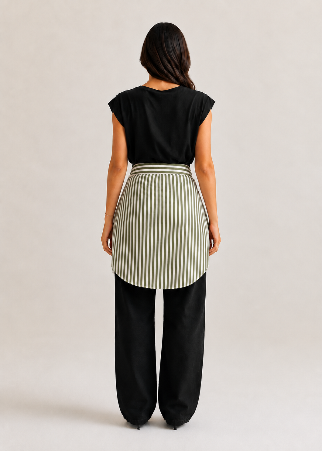 Striped Green "Waist Link"