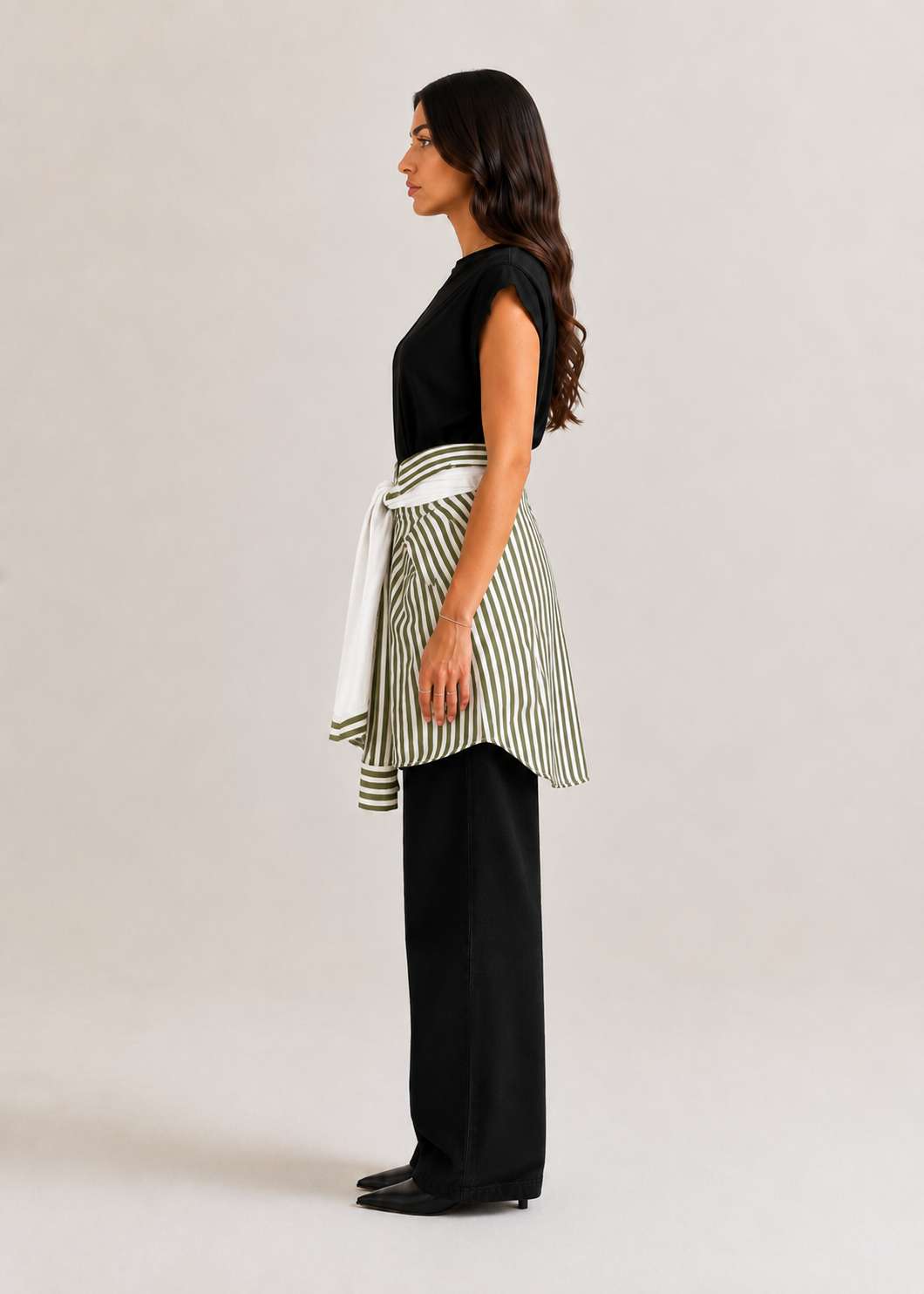 Striped Green "Waist Link"
